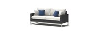 Milo™ Espresso 78in Sofa & Coffee Table Set - Bliss Ink
