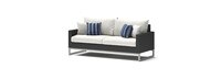 Milo™ Espresso 78in Sofa & Coffee Table Set - Centered Ink