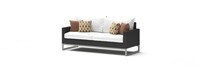Milo™ Espresso 78in Sofa & Coffee Table Set - Moroccan Cream