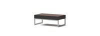 Milo™ Espresso 78in Sofa & Coffee Table Set - Maxim Beige
