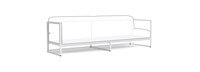 Sanibel Outdoor 90" Sofa Frame - White