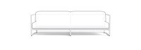 Sanibel Outdoor 90" Sofa Frame - White