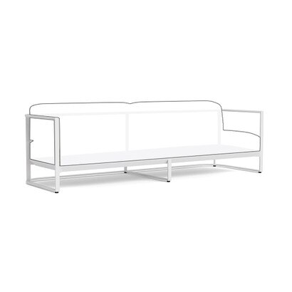 Sanibel Outdoor 90" Sofa Frame - White