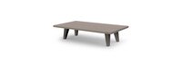 Del Mar 5 Piece Outdoor Seating Set in Weathered Teak - Plain Weave Charcoal