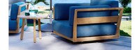Santorini Outdoor Side Table - Natural Teak