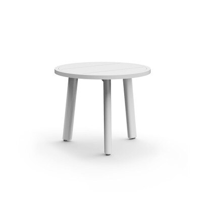 Santorini Outdoor Side Table - White