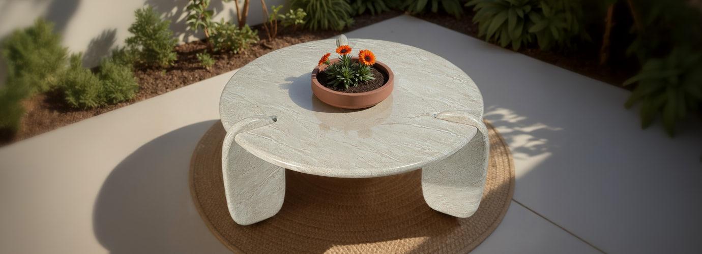 Grover Outdoor Coffee Table - Thumbnail 4