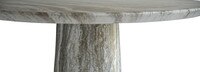 Grover Outdoor Stone Dining Table - Gray