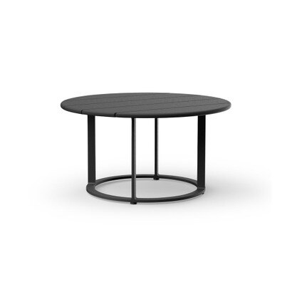 Sanibel Outdoor Round Side Table - Zinc